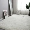 Carpets White Fluffy Carpet Plush Carpets Living Room Decoration Thicken Bedroom Bedside Mats Non-slip Children's Room Soft Large Rugs