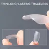 False Nails 120pcs Full Cover Sculpted Nail Tips Clear XS Short Round Square Almond Fake Nail Extra Short Fake Nails Supplies Manicure 231128