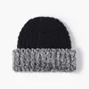 Beanie Skull Caps Autumn and Winter Fashion Versatile Warm and Thickened Autumn and Winter Knitted Hat Women's Outdoor Face Show Small Beaded Woolen Hat