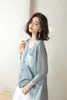Damen Strick Lazy Wind Loose Large Size Pullover 2023 Frühling / Sommer Koreanische Version des einfachen dünnen Sieben-Punkt-Hülsen-Frauen-Sonnenschutzhemdes