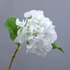 Decoratieve bloemen roze kunstmatige latex hortensia tak Real Touch groene plant bloemstuk bruiloft huis tuin woonkamer