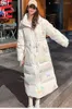 Trench-Coats féminins 2023 Hiver Coton Coat de coton bril