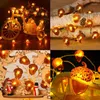 Strings Christmas Lights Led Copper Pine Cone String voor boom- en thuisfeestdecoratie gloeiend in het donker
