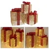 Kerstversiering Etalageversiering Gloeiende geschenkdoos Buitengazonornamenten Decoratieve feestartikelen