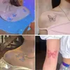 Tatuajes Pegatinas de dibujo de colores Pegatinas de tatuaje 30 piezas/set Simulación de mujer Color Patrón de mariposa Clavícula Brazo Tatuaje temporal impermeableL231128