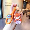 Cute Little Raccoon Bear Network Red Keychain Bag Pendant Car Keychain