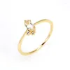 Cluster Rings Designer's in Diamond Design Horse Eye Crystal for Women Light Luxury Exducite Engagement Jewelry Gift