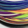 Cordas para raquetes de tênis, 1 carretel/lote, arco-íris, badminton, 200m, 231124