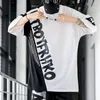 Męskie dresy odpowiadają sportowi młodzieżowi Casual Men Zestaw odzieży luźne duże koszulki dresowe marka Koreańska trend hip-hop dwuczęściowe zestawy 230428