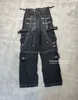 Men s jeans firranch pakaian ganda raver beberapa kantong berenda untuk pria wanita celana denim longgar dicuci ukuran besar kualitas tinggi 230427