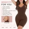 Waist Tummy Shaper Fajas Colombianas Backless Bodysuit Tummy Control Shapewear Low Back Slimming Sheath Women Flat Belly Butt Lifter Shapers 231127