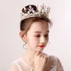 Hair Accessories CC Children Hairbands Tiaras And Crown Butterfly Hair Accessories For Girls Princess Birthday Party Luxury Fine Gift su073 231127