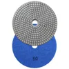 Polijstpads Tampone per lucidatura diamantato da 150 mm Carta vetrata bagnata Strumento 6" per la macinazione di calcestruzzo, pietra, marmo, granito, controsoffitto, confezione da 7 pezzi