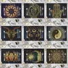 Tovagliette da tavolo Bohemian Sun Moon Pattern Tovaglietta Decorazioni per la casa Pad Accessori da cucina Tovagliette Mandala per Mat Posavasos