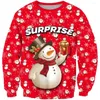 Women's Hoodies Womens Fashion Printed Sweatshirt Christmas Novelty Jumpers Xmas Y2K Tops Long Sleeve Crewneck Casual Pullover Plus Size