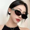 Sunglasses Korean Style Sun Glasses For Woman Fashion Oval Shape Y2K Anti-reflective Women Vintage Retro Female Sunglass