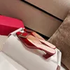 Сексуальная сексуальная летняя женские сандалии тапочки Belle Vivier Muller Half Tow Sliders Италия Старшие сплюсные кожи дизайнерские дизайнер