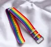 Rainbow Lesbians Gays bisessuali Braccialetti transgender per donne ragazze orgoglio intrecciato Bracciale intrecciato Coppia Gioielli amicizia