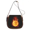 Kvällspåsar Art Bagbasketball 3D Print Fashion Women Crossbody Bag Luxury Handväskor dragkedja axel