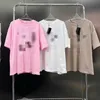 Designer Kvinnokläder 20% rabatt 2023 Summer High Edition Li Loose Simple Unisex Flash Mother Round Neck Herme T-shirt