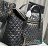 pikowana torebka designerska TOTE Kobieta podróż duże skórzane luksusowe zakupy krzyżowy nadwozie górna rękojeść bagażnik bagażowy torbą na ramię męskie torby