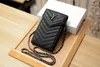 CC New Women's Luxury Cell Phone Bag Designer Fashion Bag Folding Card Bag Clutch Coin Bag Top Designer Passport Bag Pure Leather Bag