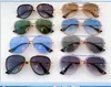 2023 sunglasses high quality men women red green gold metal frame fashion purple glasses with box and dust bag