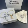Designer vivienen Westwoods New Viviane 23 Year New Western Empress Dowager Anchor Pearl Bracelet Light Luxury Small Versatile High Edition Jewelry
