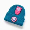 Modedesigner beanie skalle caps designer stilig gåsskall cap brev vinter lyxiga mössor för män kvinnor varm ull hatt canada unisex gåva aa