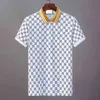 Formal Men Polo Casual T Shirts Cotton Summer Mens Polos Designer Letter Print Fashion Polo Shirt