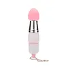 Vibrators Sekspeelgoed Tong Drie-delige kalebas Mini Av-staaf Vibratie Massage Orale likken clitoris Stimulator Speelgoed voor vrouw