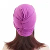 Bérets Bonnet de nuit tendance de couleur unie pour