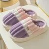 Slippers Autumn And Winter Women's Warm Home Men's Indoor Outdoor Non-slip Thick-soled Furry Cotton Shoes