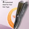 Curling Irons Professional Fluffy Hair Curler Placa Ondulada Ferro Flat Iron Fast Curling com Controle de Temperatura Waving Styling Tool Q231128