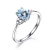 Anelli a fascia 2023 Trendy tanzanite pietra preziosa Z anello per le donne solido argento sterling 925 anello di cambiamento di colore per gioielli di fidanzamento di nozze Z0428