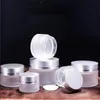 5g 10g 15g 20g 30g 50g Frosted Glass Cosmetic Jar Bottle Tomt Face Cream Storage Container Pot Refillable Prov Flaskor med Silver L AFSV