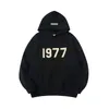 essentialhoody 1977 femmes sweats à capuche hommes essentialhoodies pull survêtement survêtement Ess chaud à capuche amoureux hauts 3D silicone Couples vêtements haute rue unisexe