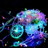 Christmas light Holiday Outdoor 10m 100 LED string 8 Colors Red/green/RGB Fairy Lights Waterproof Party Christmas Garden light LL