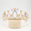 Headpieces Butterfly Crown Bridal Headdress 2023 Atmospheric Wedding Dress Tiara Baroque Birthday Hair Accessories