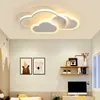 Plafondverlichting Led-lamp voor kindermeisjeskamer Slaapkamer Studie Wolk Licht Hartvorm Roze Kind Kind Ster Kroonluchter