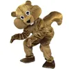 Halloween Brown Squirrel Mascot Costumes High Quality Cartoon Theme Character Carnival Adults Size Outfit Christmas Party Outfit Suit For Men Women