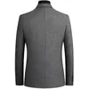Ternos masculinos blazers blazers de lã masculino terno jaqueta oversized sólido negócios casual jaqueta de inverno roupas masculinas terno de casamento casaco 4xl bfj002 231128