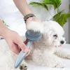 Grooming Hooper Dålig husdjurskam Självrengöring Brush Professional Grooming Brush For Dogs Cats Pet Glove Dog Bath Cat Cleaning Supplies