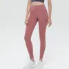 Pantaloni attivi LO Yoga da donna opaco a vita alta sollevamento dell'anca sexy esercizio fitness leggings grigi