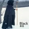 Erkek trençkotları Orta Çağ Sihirbazı Cosplay Erkekler Medevat Kostümleri Viking Pirate Yetişkin Cadılar Bayramı Karnaval Partisi Vintage Monk Robe Kadınlar