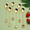 Spoons Adorable Coffee Spoon Versatile Tableware Lovers Tea-spoon Funny And Cute Durable Fun Kitchen Gadgets Trending Luxurious