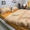 Bedding sets Nordic Grid Duvet Cover Set with Bedsheet case 220x240 Quilt 4pcs/3pcs Fashion Comforter Bed Linenvaiduryd