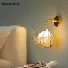 Lampy ścienne lampa lampy lampy LED do dekoracji sztuki domowej sconce łazienki sypialnia oświetlenie loft przemysłowy luminire