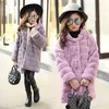 Manteau d'hiver en fausse fourrure pour fille, épais et chaud, vêtements pour bébé, en velours, vente en gros, 231128
