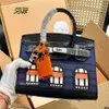 Layer House Bags Color Bag Leather Handbag Classic Small Top Real Designer Quality Cowhide Crocodile Style Leisure G7b4